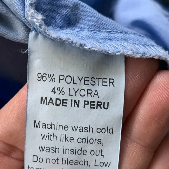 Turtleson Golf Shorts All Over Print Men's Size 32 Blue 9" inseam - Picture 4 of 8